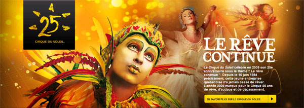 Cirque Du Soleil 25 years