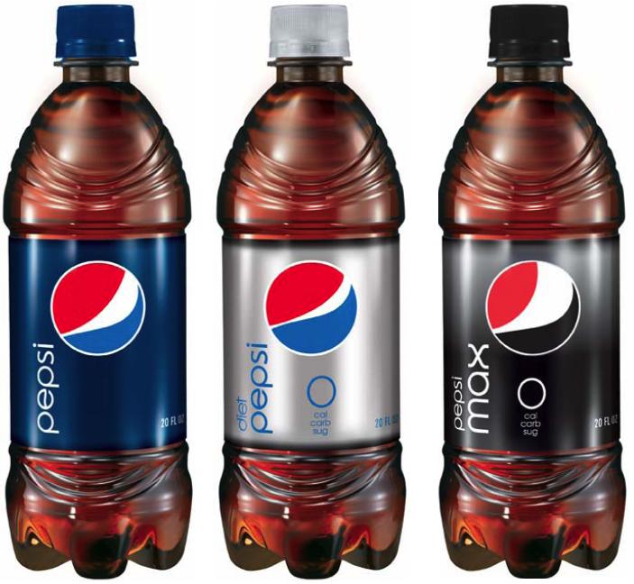 pepsi bottles new logo